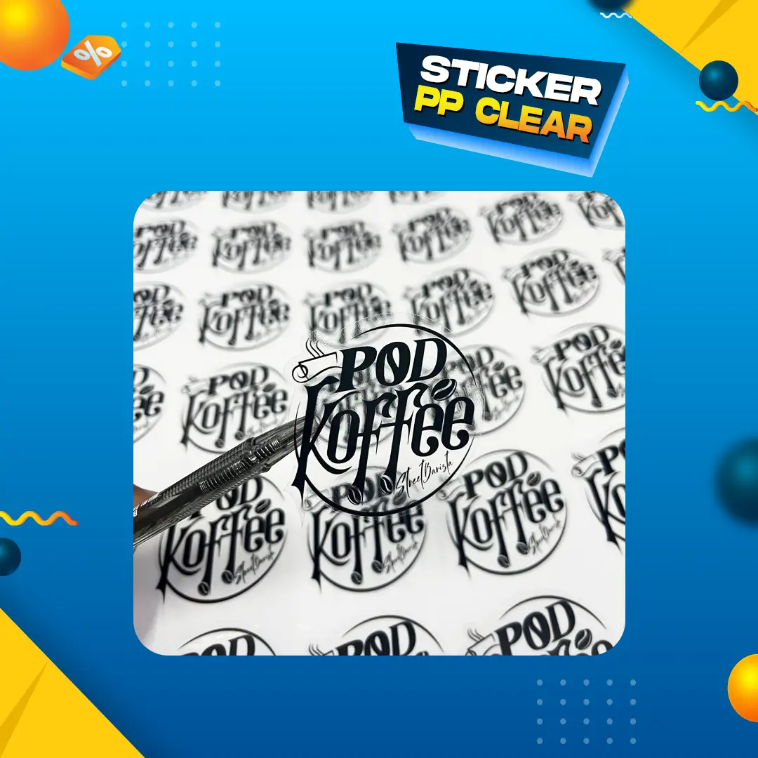 Label Sticker PP Clear thumbnail 2